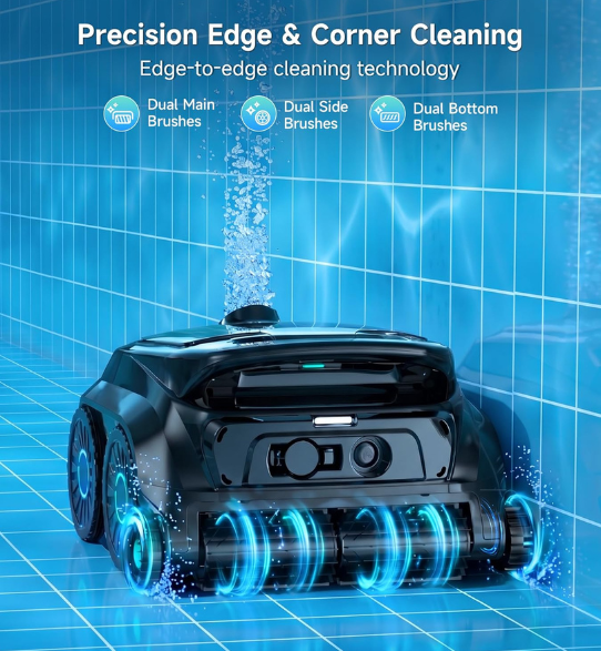 Premium Cordless Robotic Pool Vacuum for Inground Pools